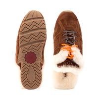 Cosy Shearling Ugg Slippers womens shearling ugg slippers in chocolate view 9