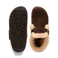 Fluffy Belts Ugg Slippers, for women in Chocolate view 12