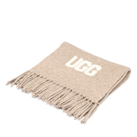 Cashmere Aus Wool Scarf Uggs, for women and men in Creamy Grey view 16