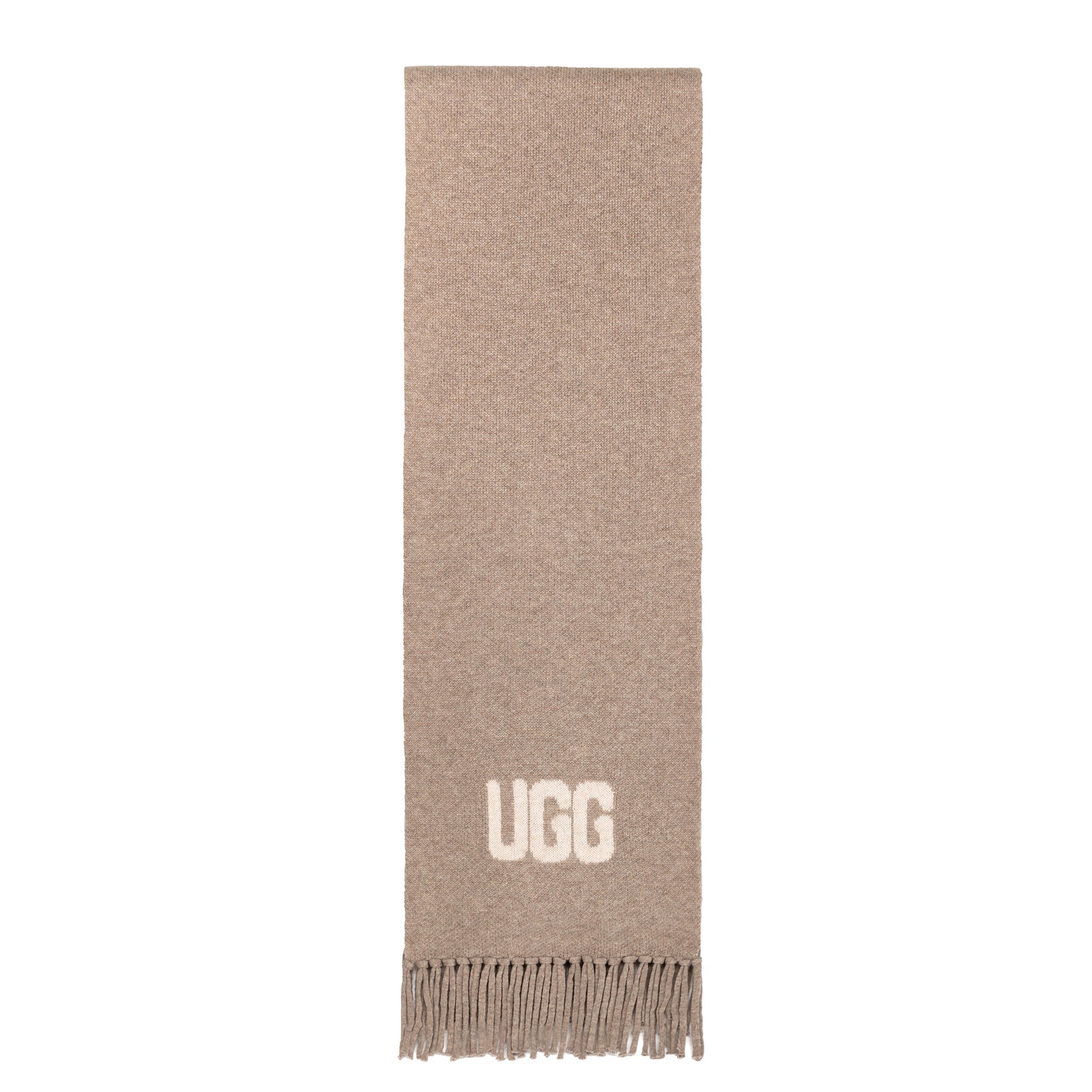 Cashmere Aus Wool Scarf Uggs, for women and men in Creamy Grey view 17