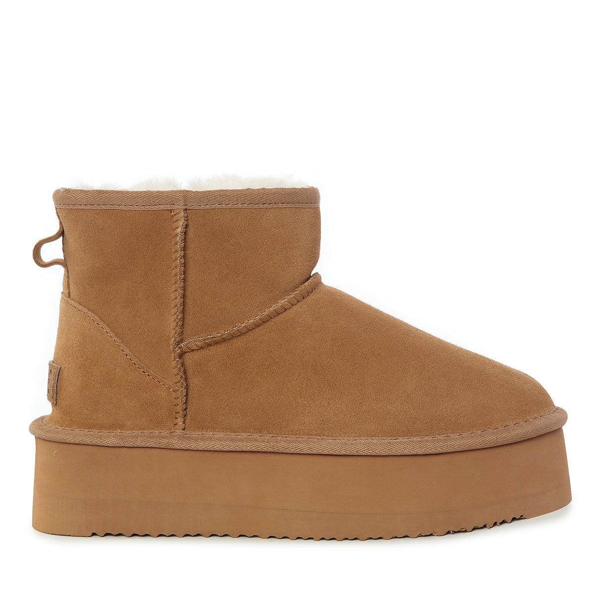 Ultimate Platform Mini Ugg Boots, for women in Chestnut view 1