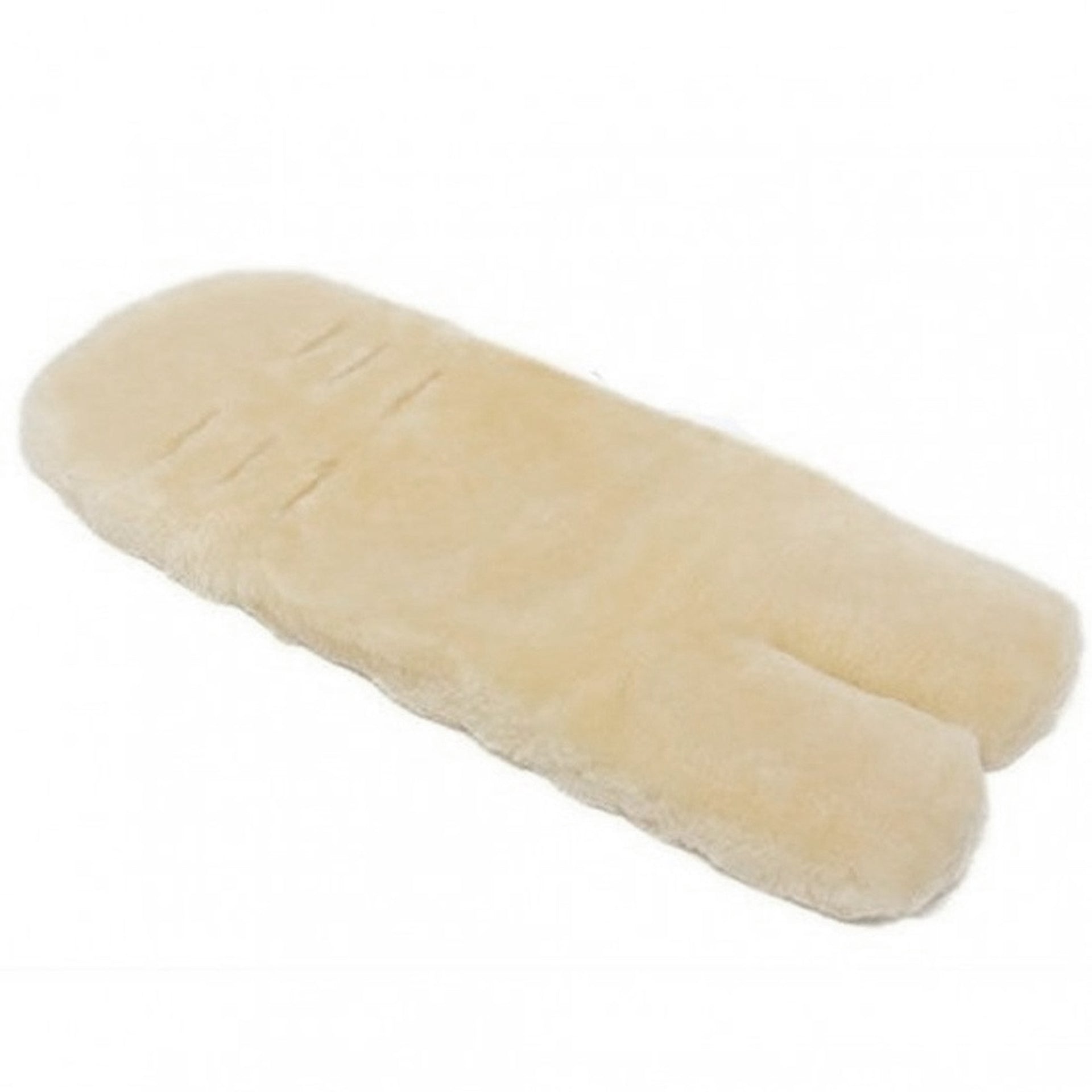 Premium Traveler Lambskin Stroller Liner, for kids in Beige view 2