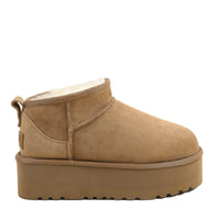 UGG Premium Ultra Mini Platform Boots, for women in Chestnut view 5