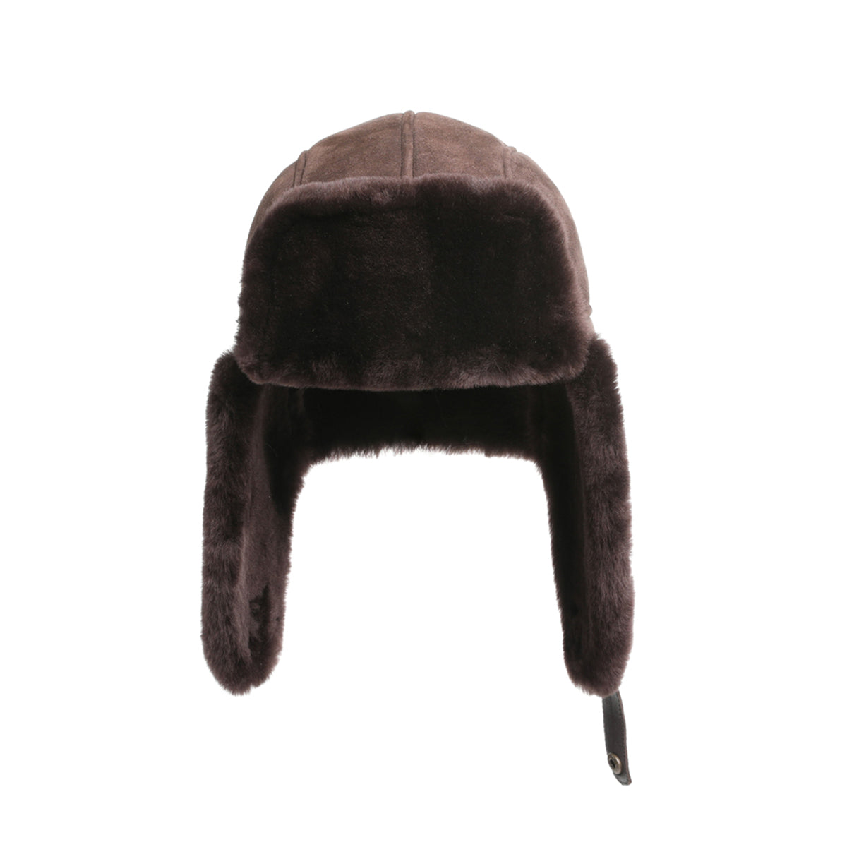 Aviator Hat Sheepskin Uggs, for women and men in Chocolate view 4