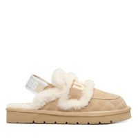 Detachable Fluffy Uggs, women's slippers in Sand view 11