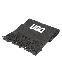 Cashmere Aus Wool Scarf Uggs, for women and men in Charcoal view 21