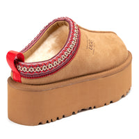 Tash Ultimate Platform Uggs, women's slippers in Chestnut / Red view 2