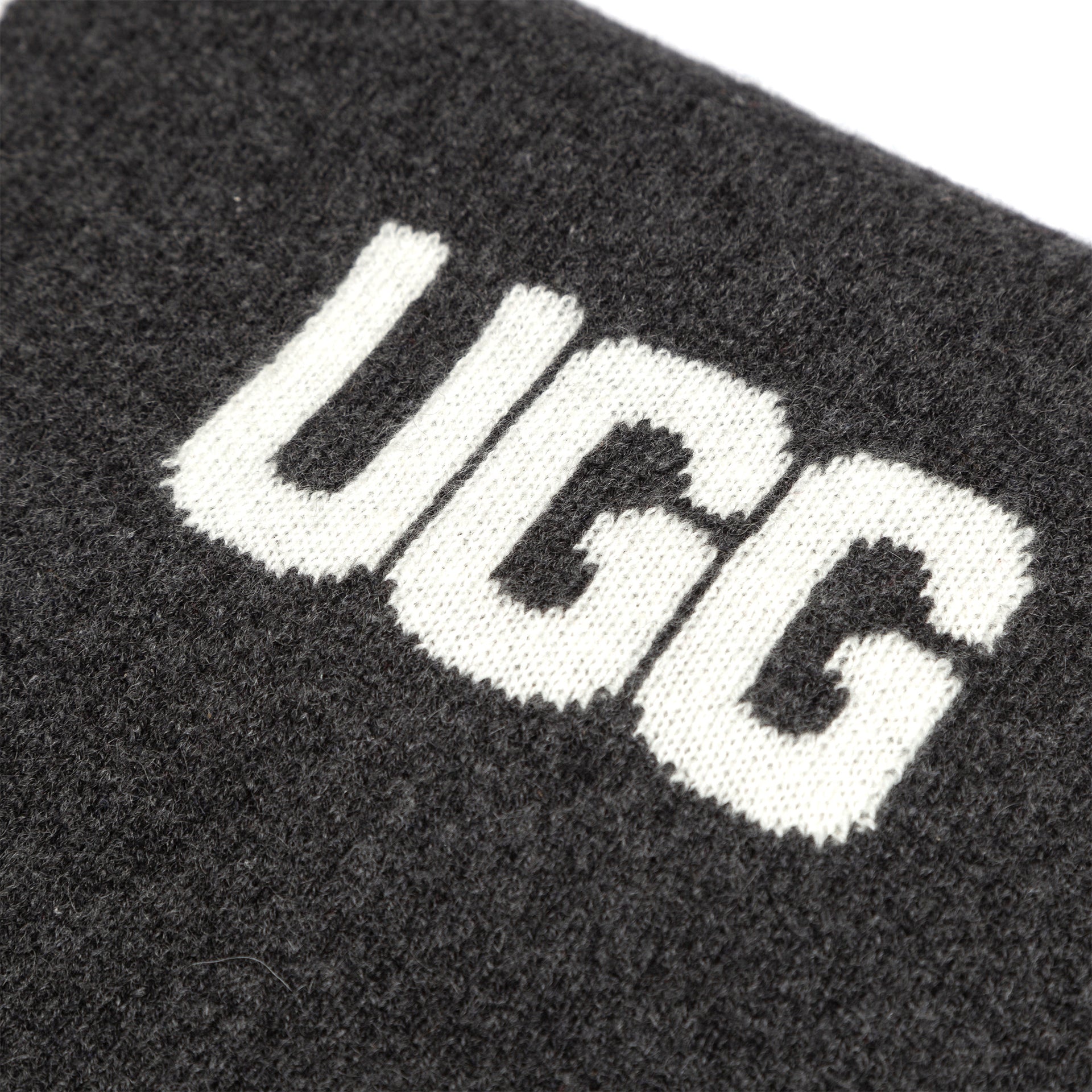 Cashmere Aus Wool Scarf Uggs, for women and men in Charcoal view 23