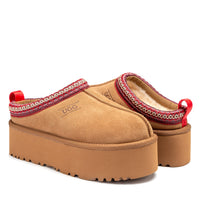 Tash Ultimate Platform Uggs, women's slippers in Chestnut / Red view 4