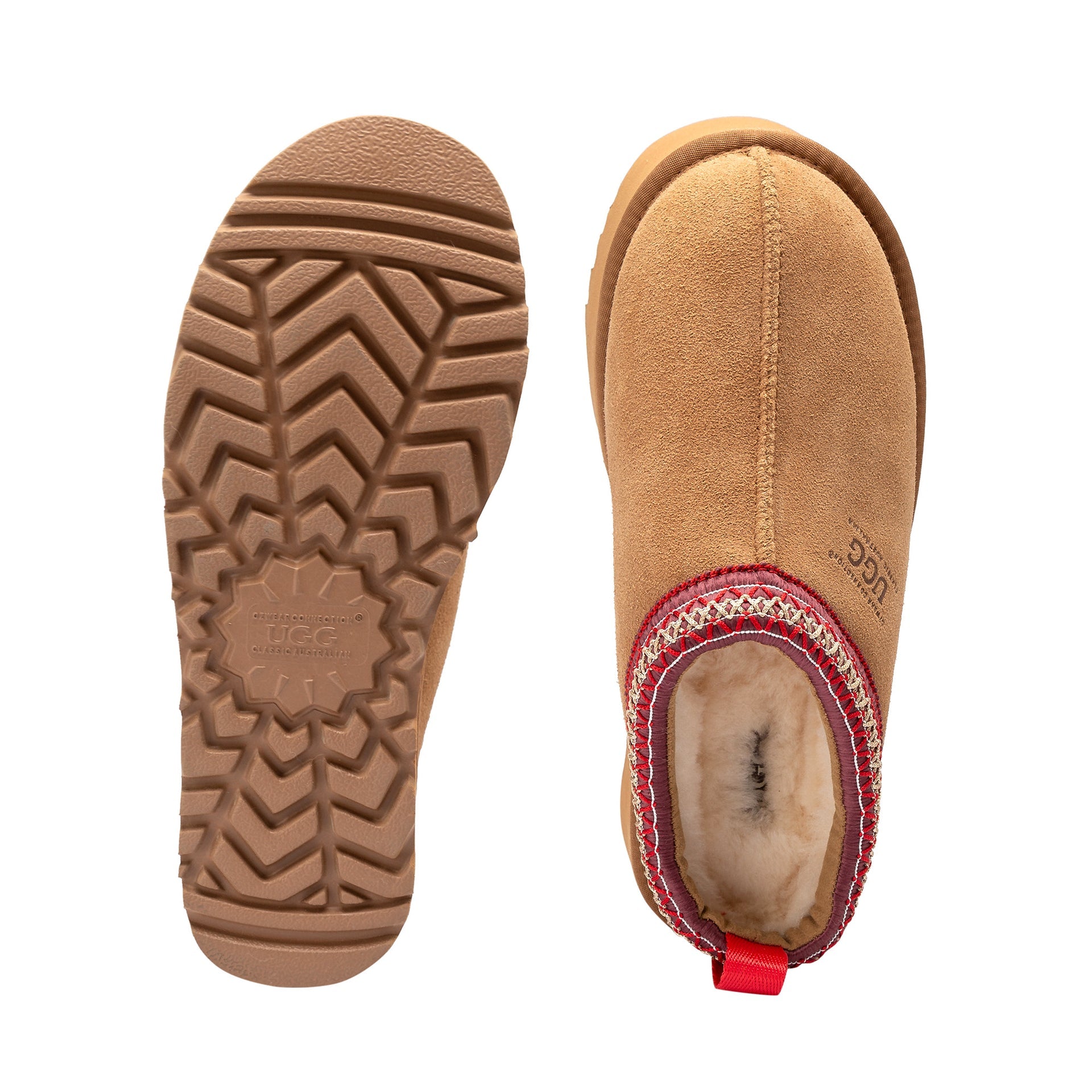 Tash Ultimate Platform Uggs, women's slippers in Chestnut / Red view 5