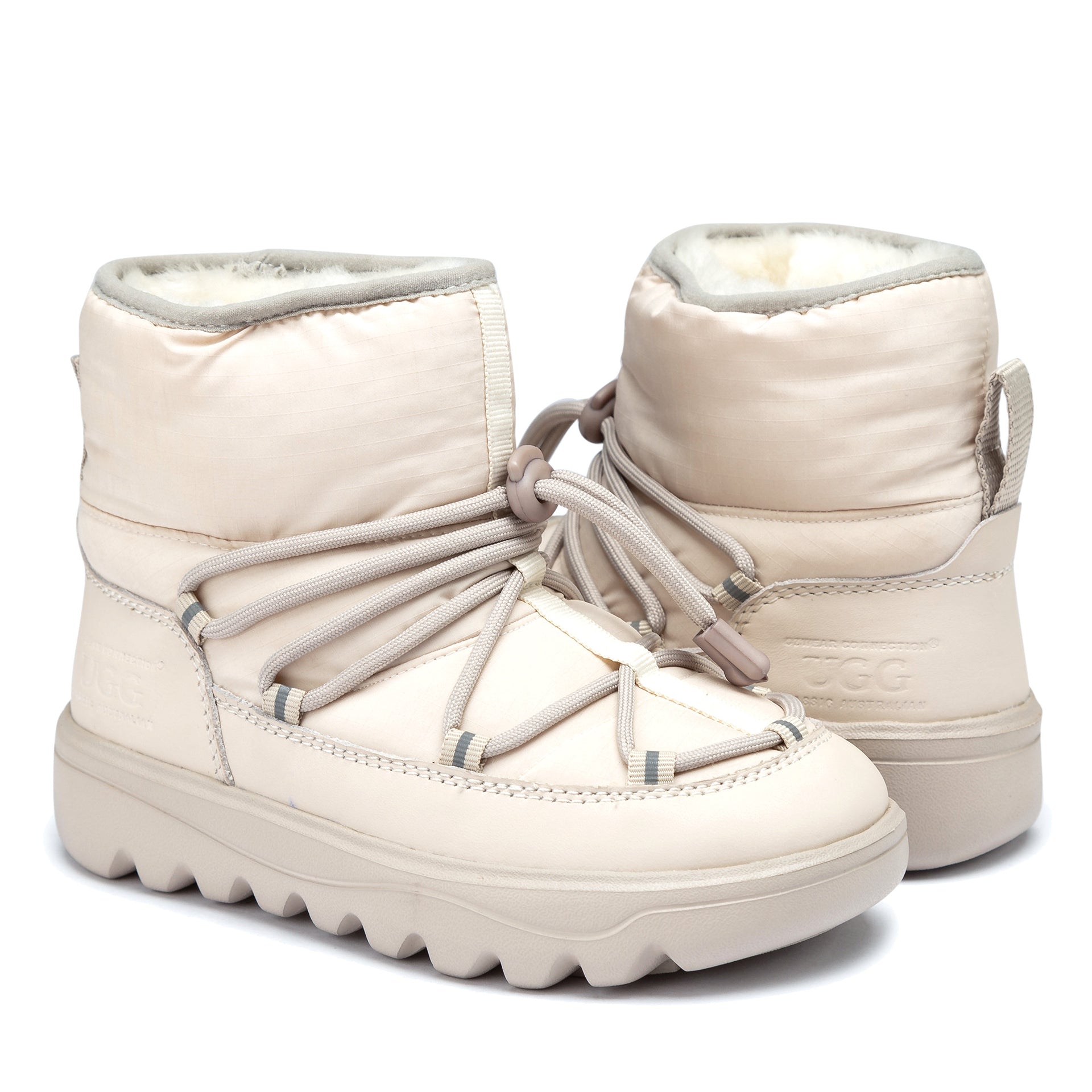 Kids Snow Water-resistant Uggs, rain boots in Dove view 4