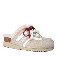 Platform Slippers Lace Uggs, for women in Fog Gray view 8