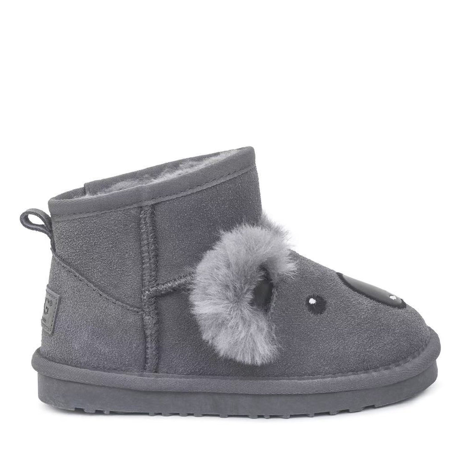 Kids Koala Ugg Boots in Grey view 6