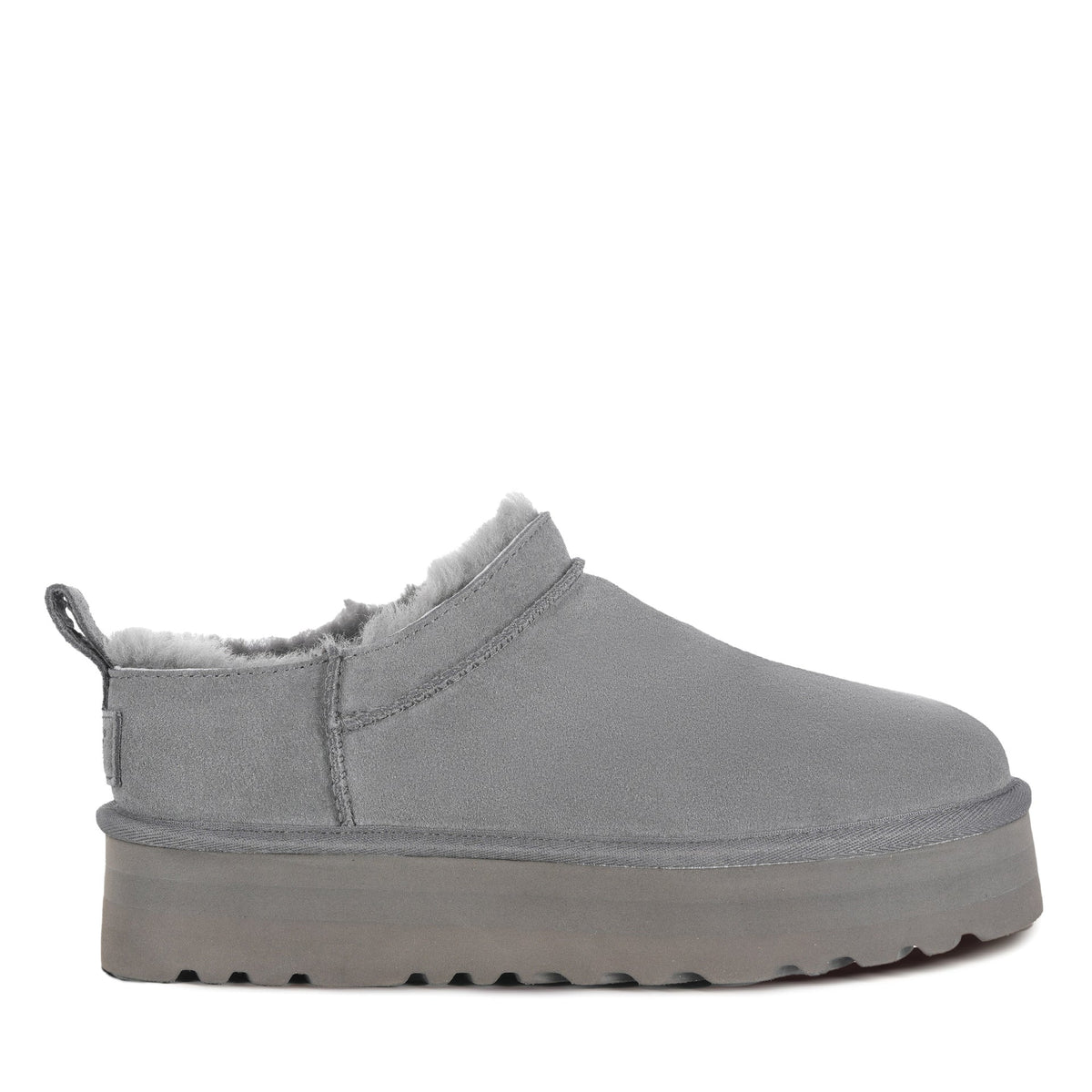 Mini Platform Uggs, women's slippers in Grey view 1