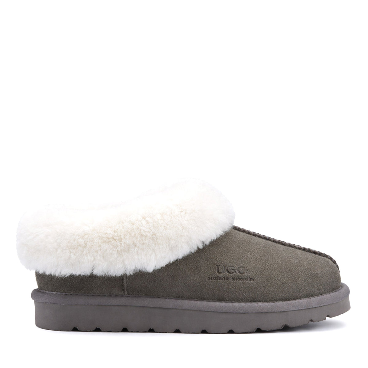 Premium Traditional Ugg Slippers, for women and men in Grey view 1