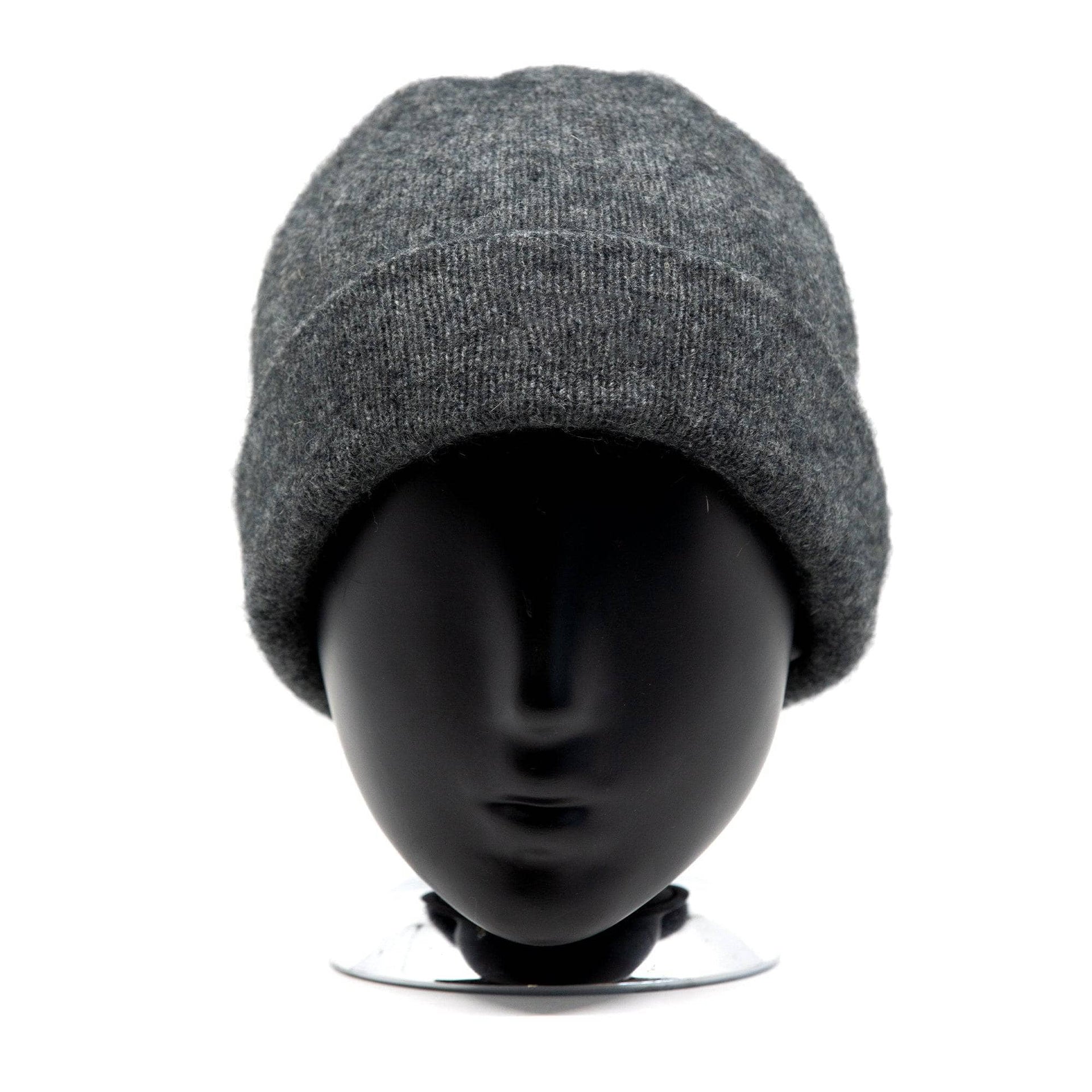Premium Possum and Merino Wool-Plain Beanie, for women and men in Grey view 3