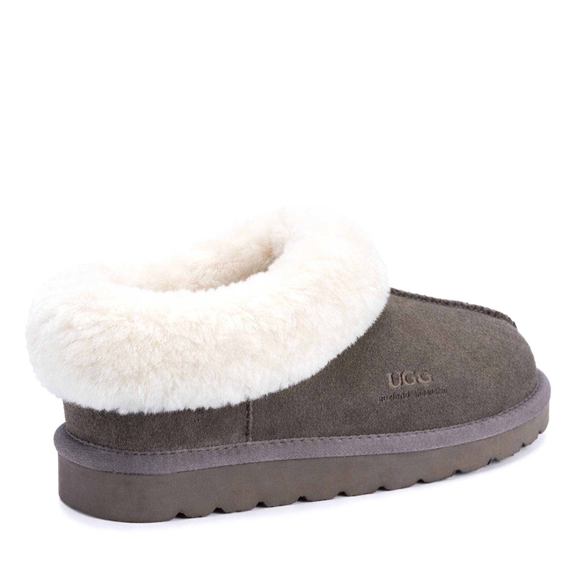 Premium Traditional Ugg Slippers, for women and men in Grey view 3