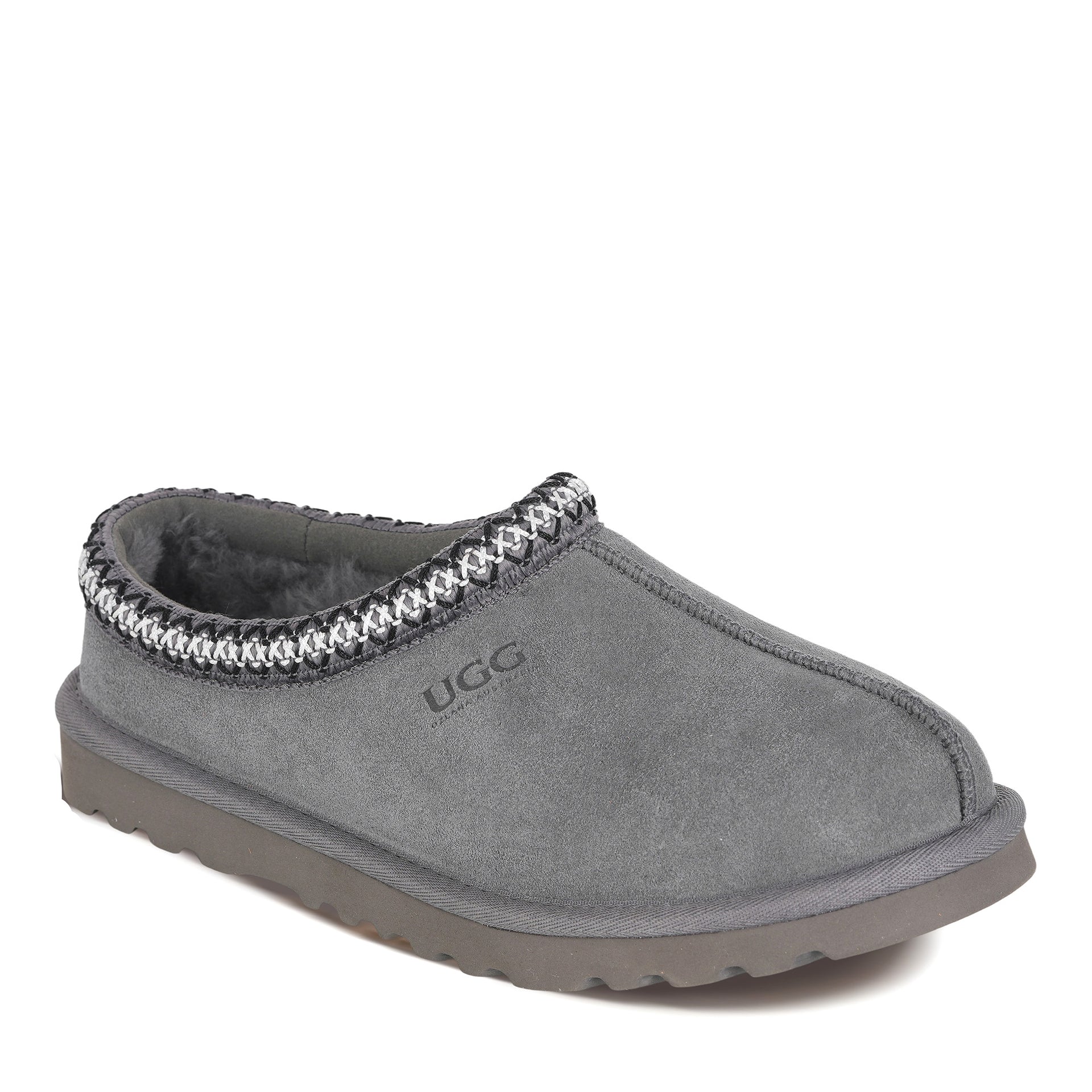 Tassie Ugg Slippers, for women and men in Grey view 2