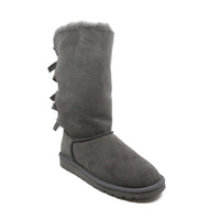 Premium Tall Back Bow Uggs, women's boots in Grey view 8