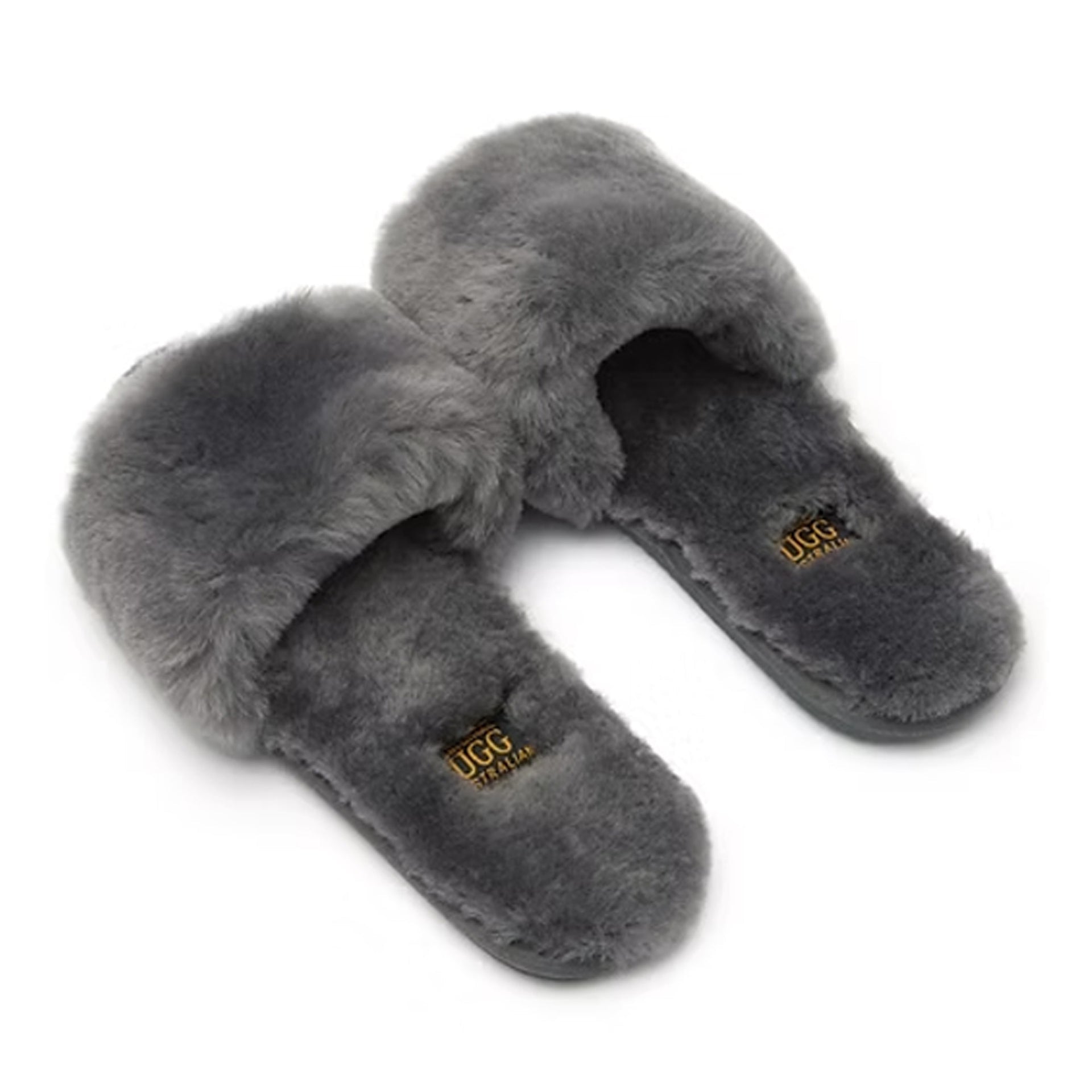 Premium Slides Fluffy Uggs