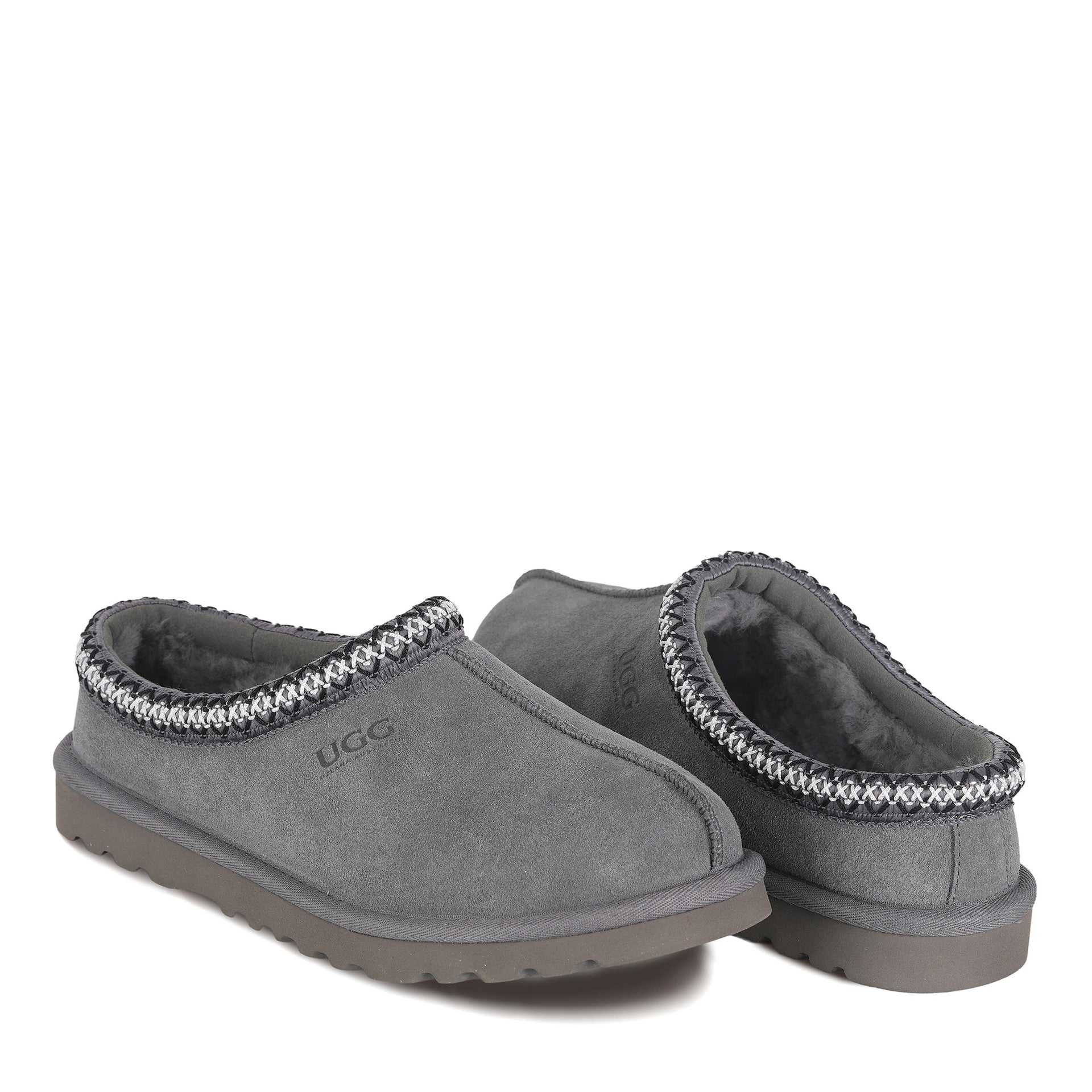 Tassie Ugg Slippers, for women and men in Grey view 3