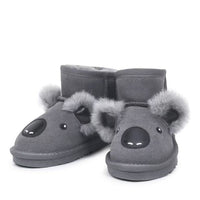 Kids Koala Ugg Boots in Grey view 9