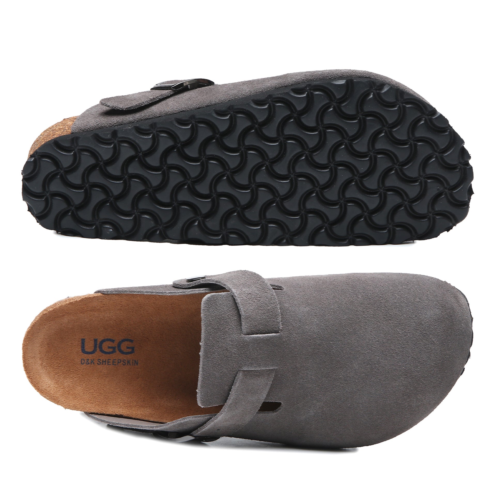 Kainee Ugg Slippers buckle ugg slides view 15