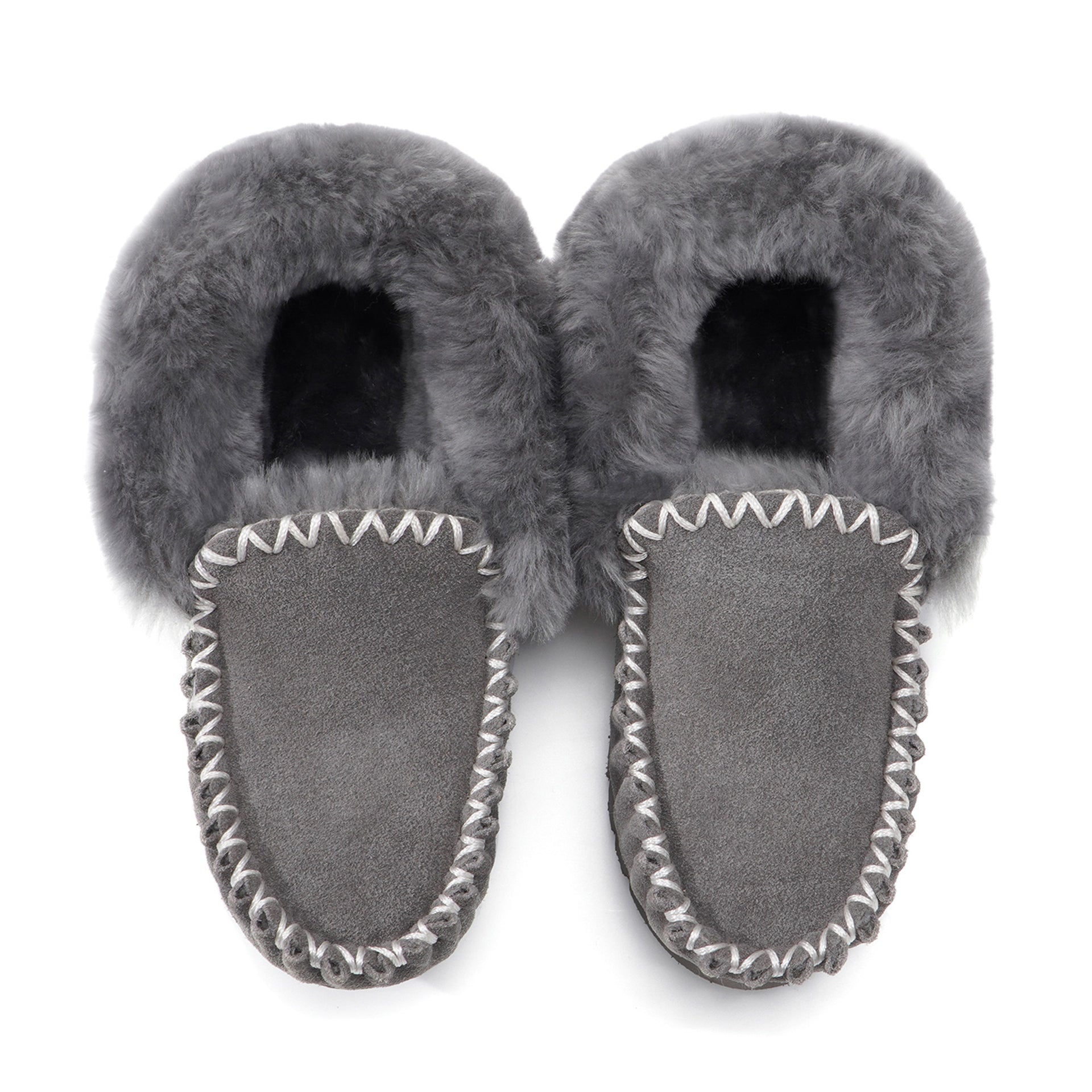 Premium Moccasin Uggs, for women and men in Grey view 20