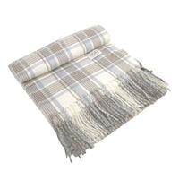 Premium Ugg Scarf, for women and men in Grey / Sand view 5