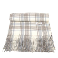 Premium Ugg Scarf, for women and men in Grey / Sand view 7
