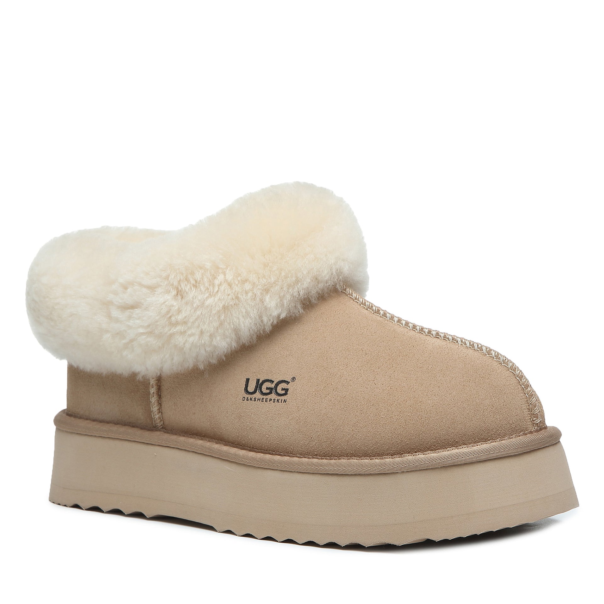 Platinum Platform Ugg Slippers, for women and men view 2