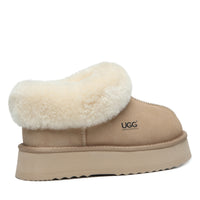 Platinum Platform Ugg Slippers