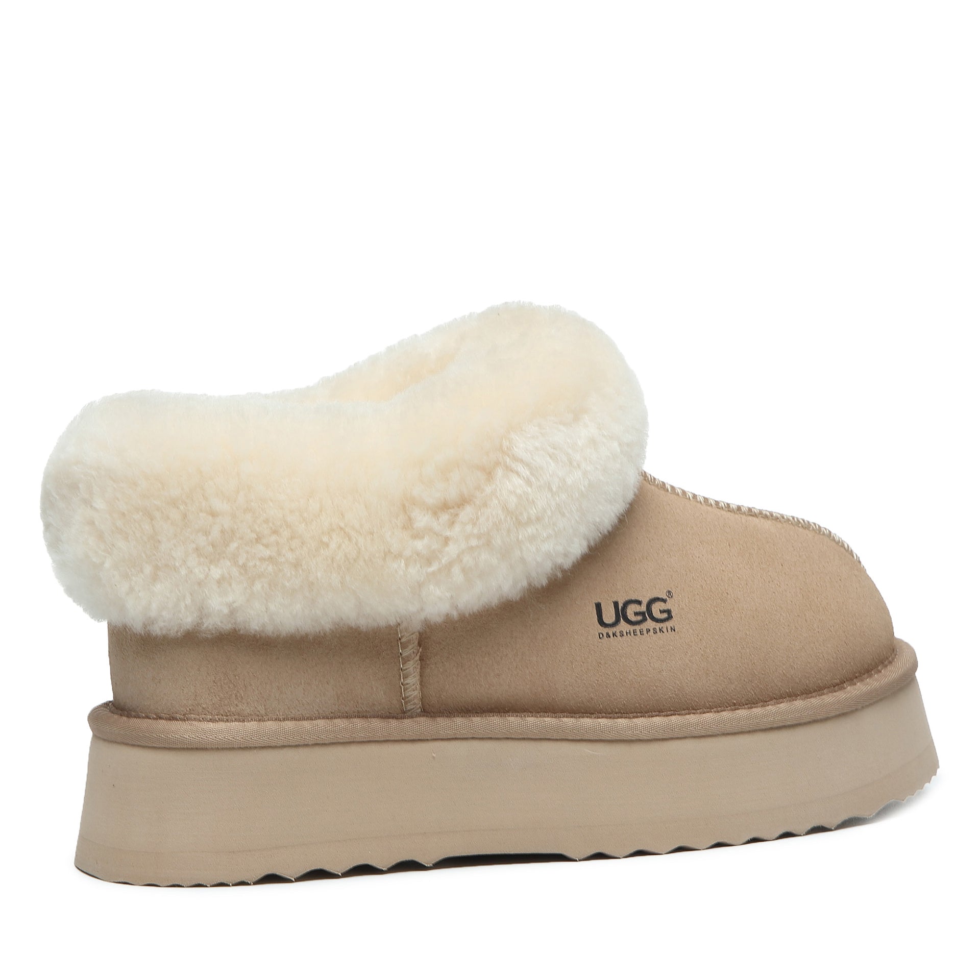 Platinum Platform Ugg Slippers, for women and men view 3