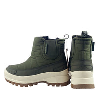 Mika Sheepskin Waterproof Boots, for women in Forest Green view 3