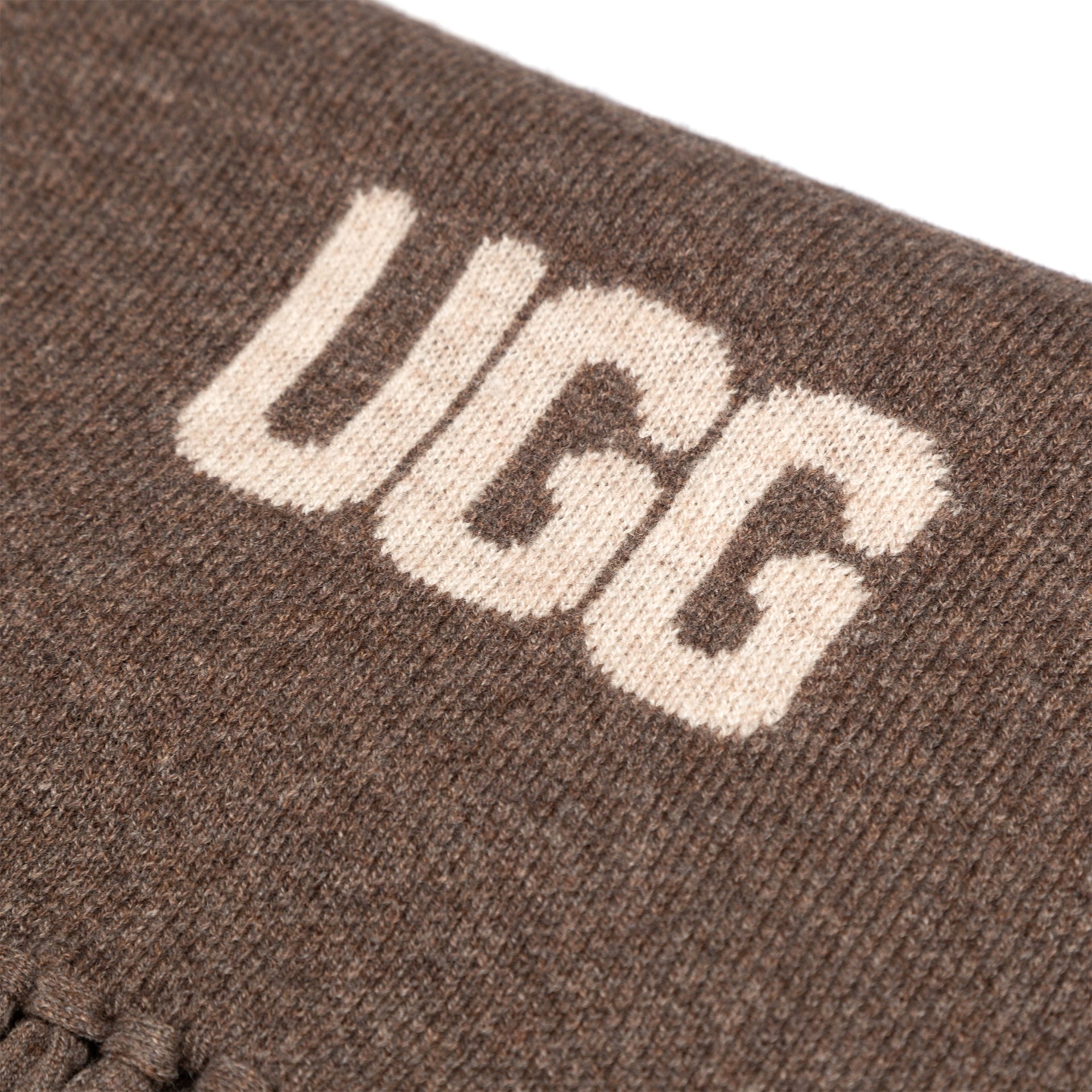 Cashmere Aus Wool Scarf Uggs, for women and men in Latte view 28