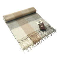 Premium Wool Scarf Uggs, for women and men in Moss view 13