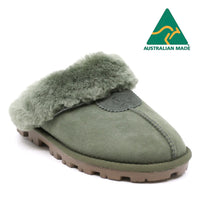 Australian Made - Carolina Ladies Scuff Uggs in Forest Green view 10