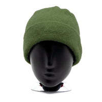 Premium Possum and Merino Wool-Plain Beanie, for women and men in Moss view 9