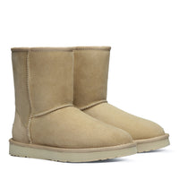 Classic Mid Uggs, women's and men's boots in Mustard Seed view 19