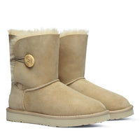 Classic Mid Button Uggs, women's boots in Mustard Seed view 19