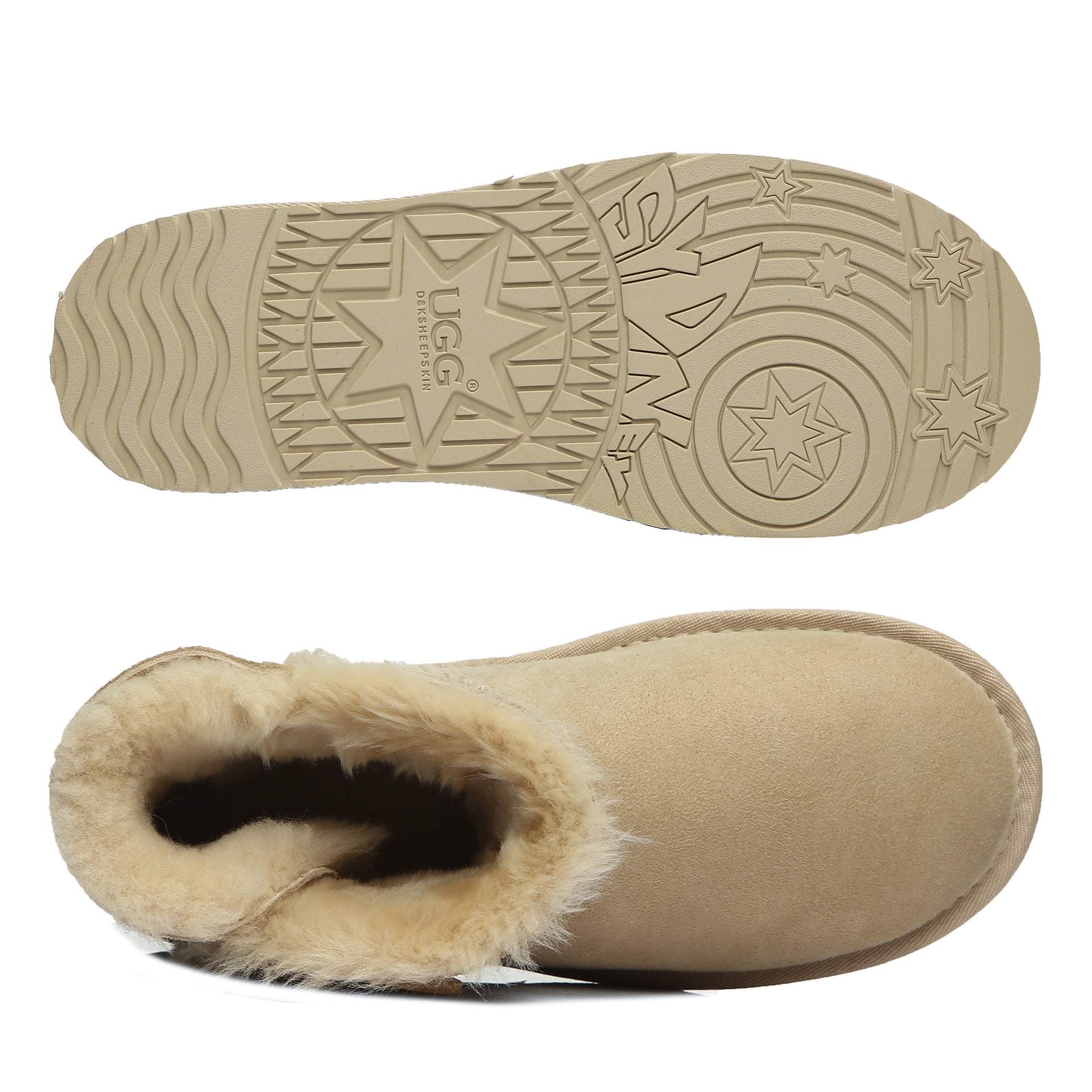 Classic Mini Button Uggs, women's boots in Mustard Seed view 15