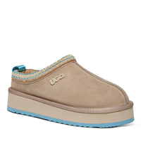 Tassie Logo Platform Uggs, women's slippers in Mustard Seed view 17