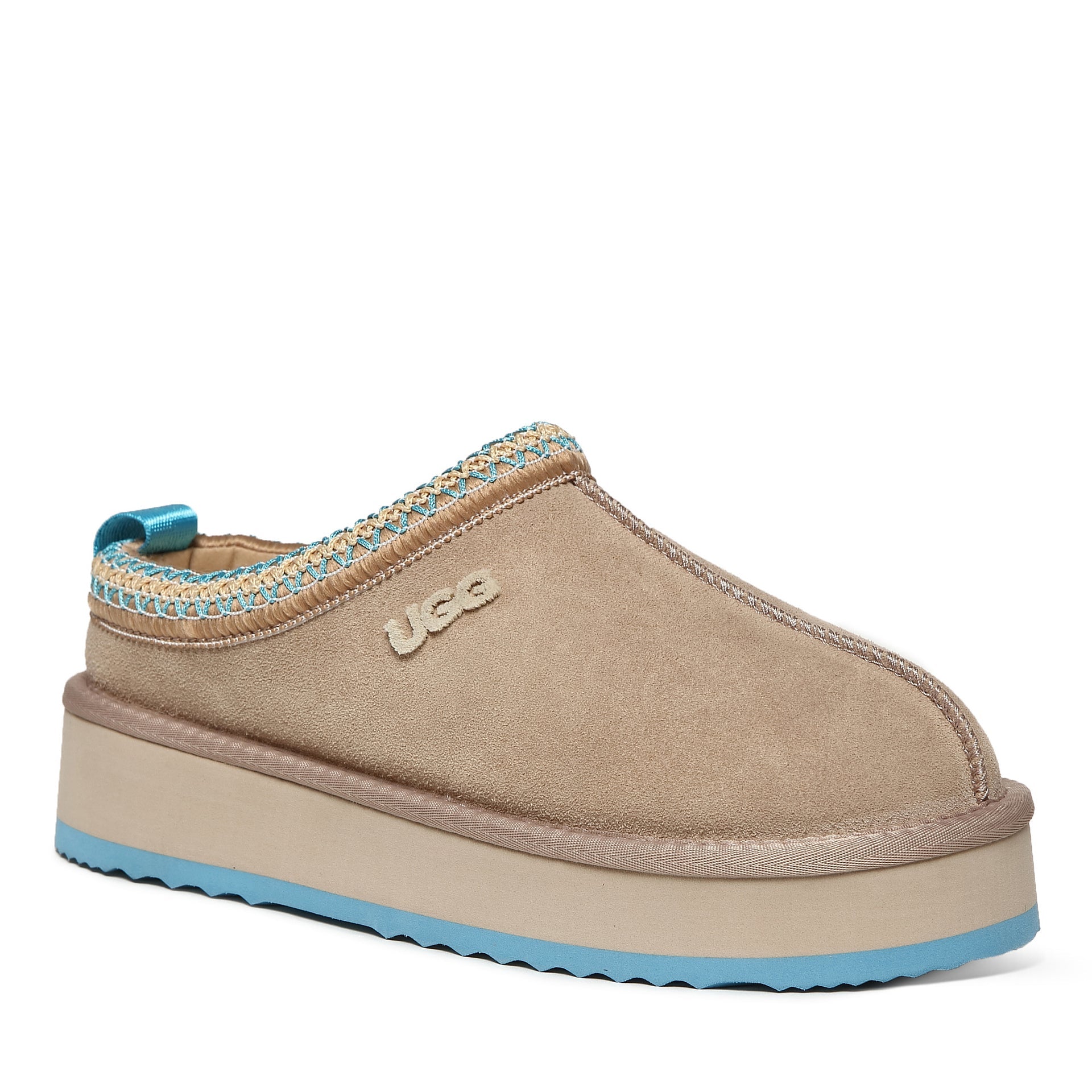 Tassie Logo Platform Uggs, women's slippers in Mustard Seed view 17
