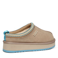Tassie Logo Platform Uggs, women's slippers in Mustard Seed view 18