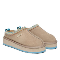 Tassie Logo Platform Uggs, women's slippers in Mustard Seed view 19
