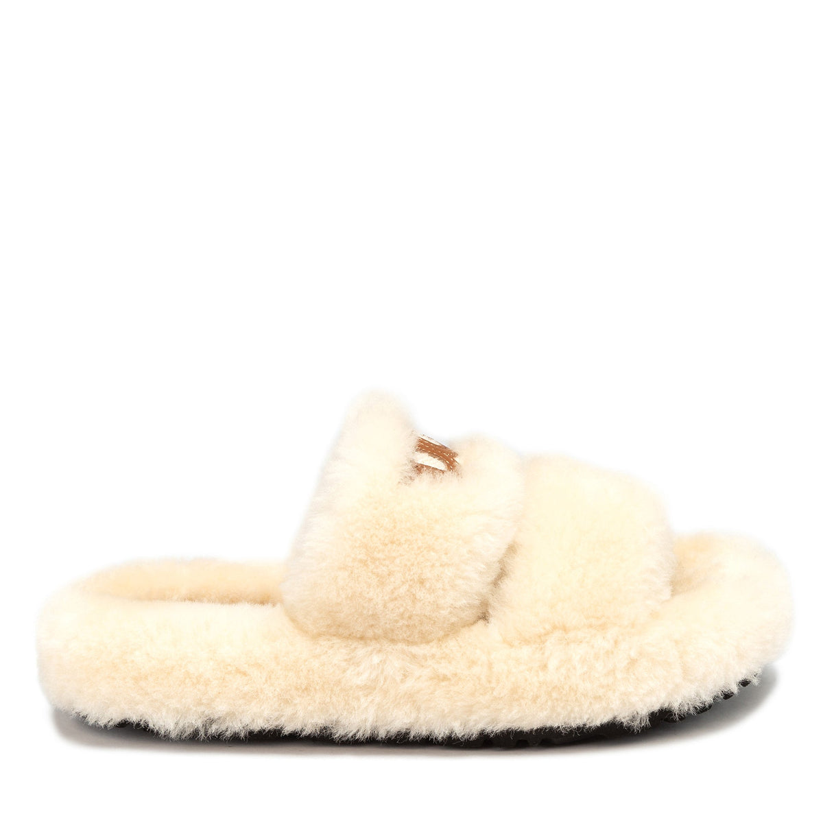Fluffy Supreme Uggs, women's slippers in Natural view 1