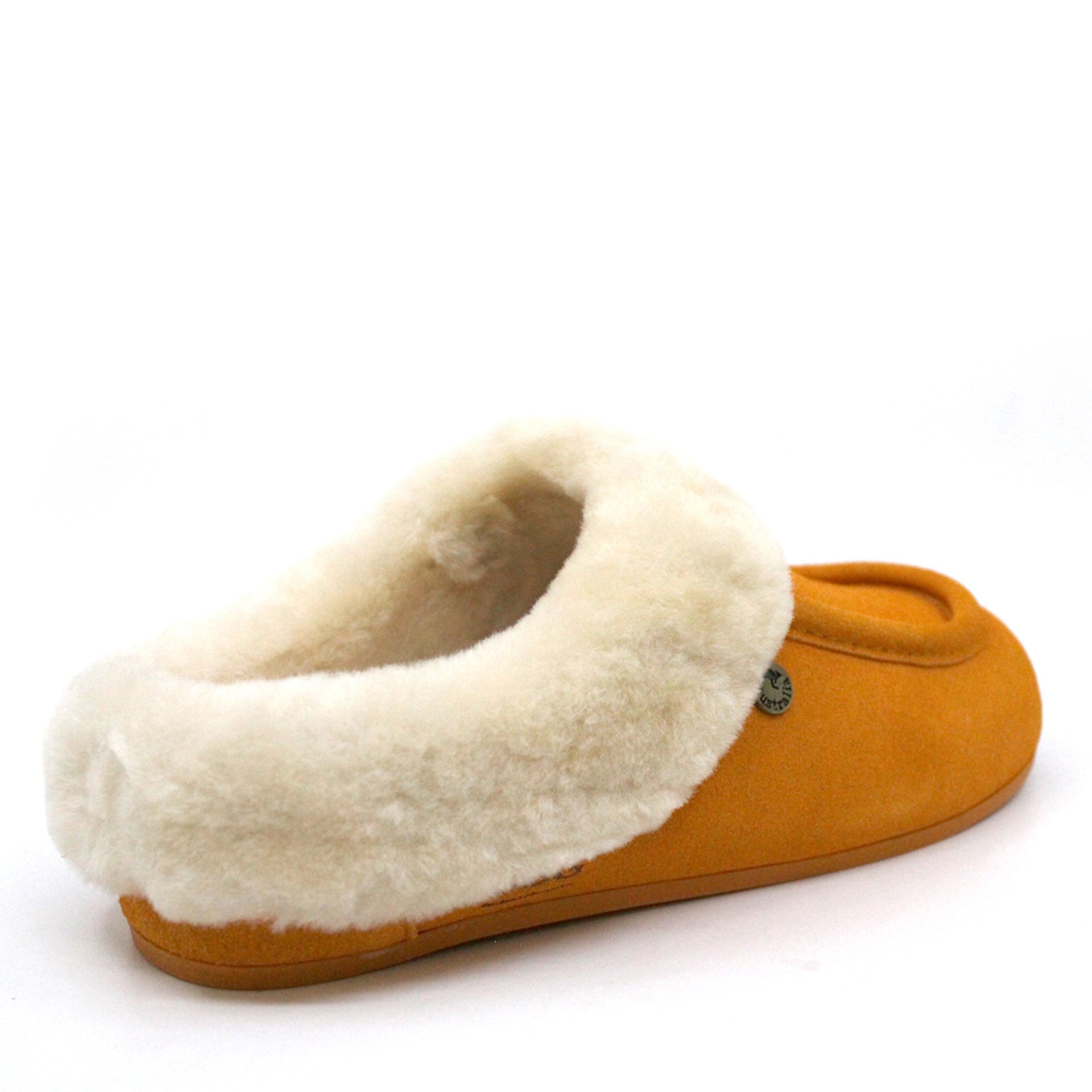 Fluffy Moccasin Uggs, for women in Orange view 8