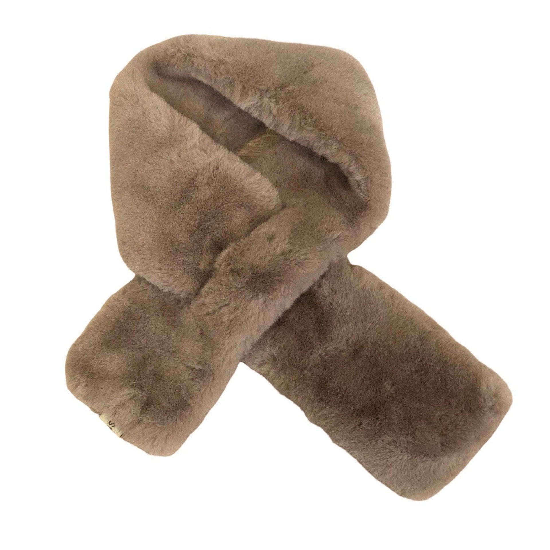 Ollie Faux Fur Scarf, for women view 12