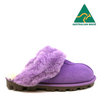 Australian Made - Carolina Ladies Scuff Uggs in Royal Purple view 19