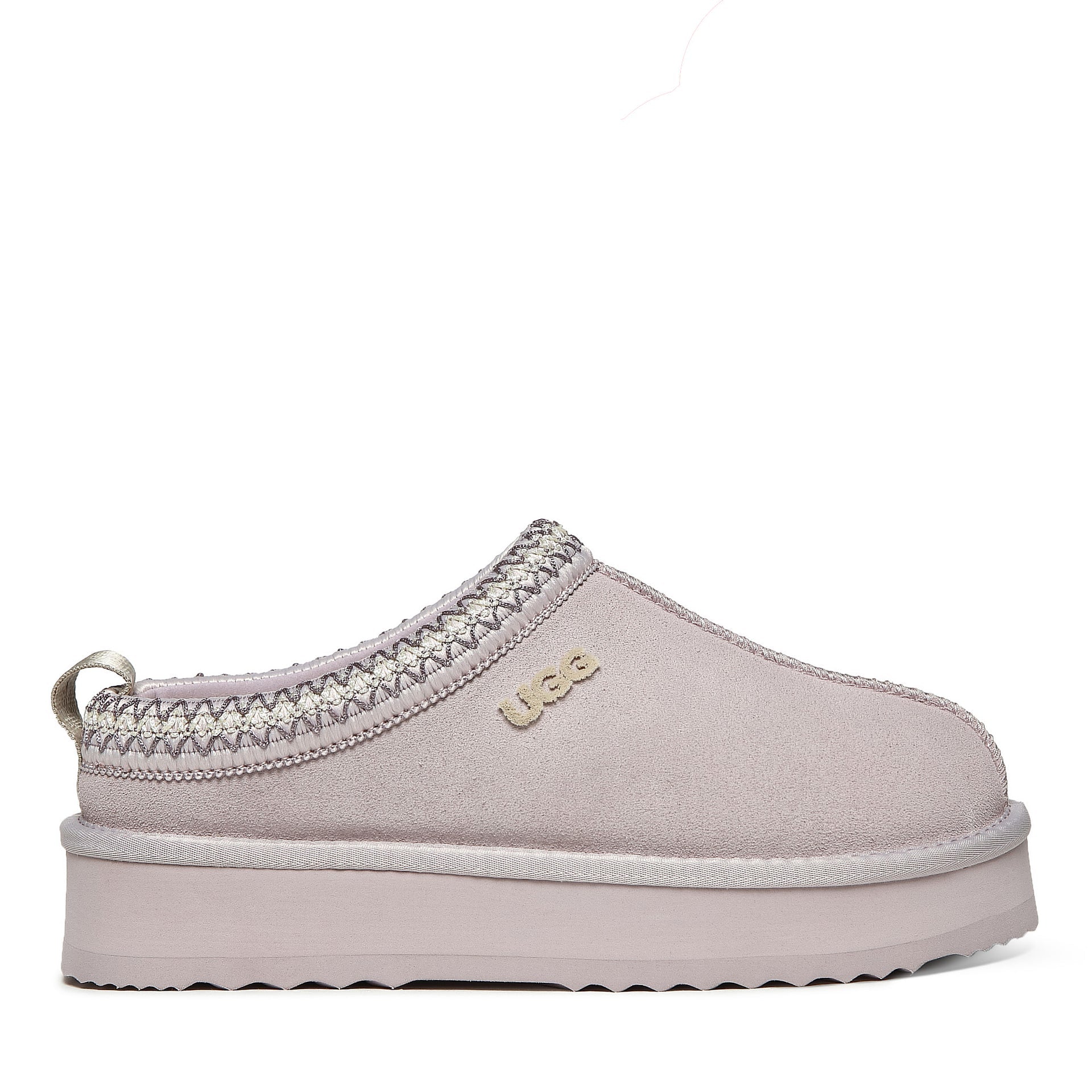 Tassie Logo Platform Uggs, women's slippers in Mist Pink view 11